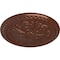 Ekena Millwork Emeryville Ceiling Medallion, Hand-Painted Copper Penny, 16 7/8"OD x 5/8"P CM16ERCPS - alternate 3